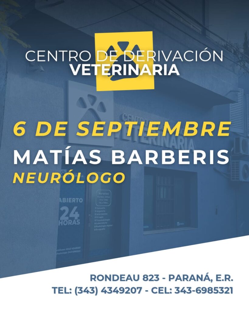 MV. Matías Barberis 06/09 – Neurología Animal