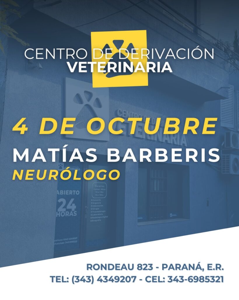 MV. Matías Barberis 04/10 – Neurología Animal