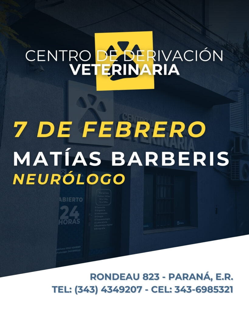 MV. Matías Barberis 07/02 – Neurología Animal