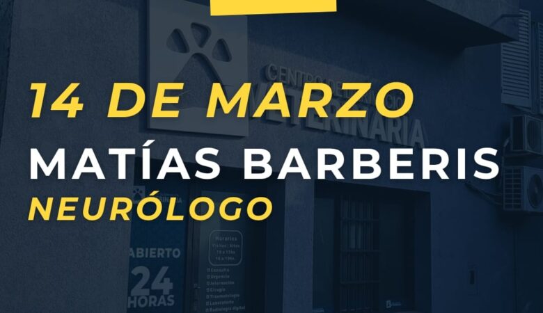 MV. Matías Barberis 14/03 – Neurología Animal