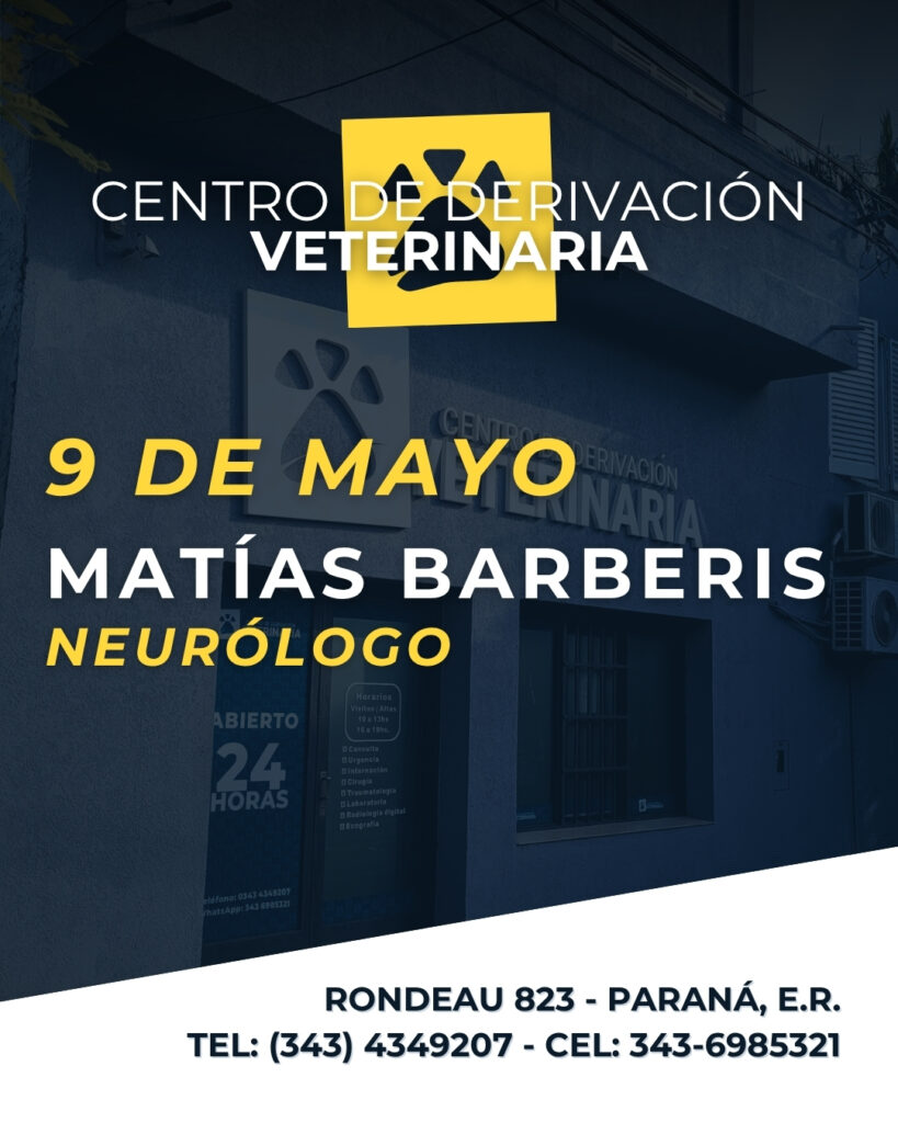 MV. Matías Barberis 09/05 – Neurología Animal